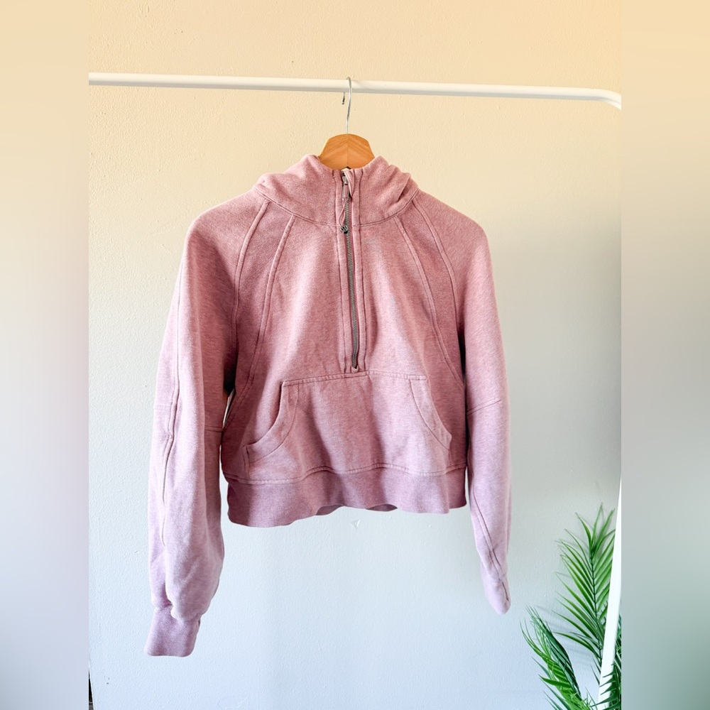 Lululemon scuba oversized 1/2 zip hoodie hooded jacket size XS/S